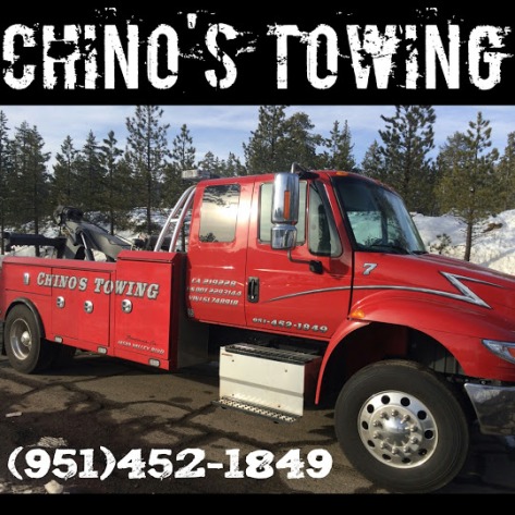 chinos towing flat tire change